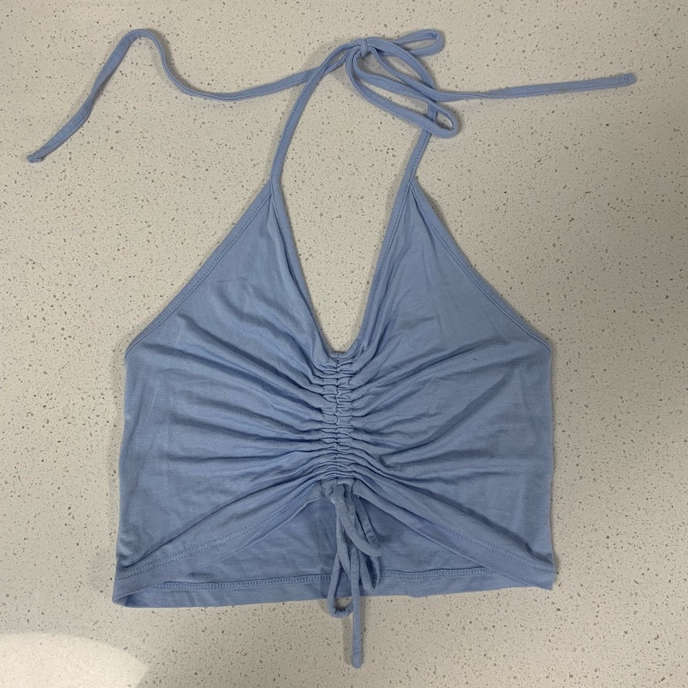 Pacsun light blue halter top